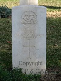 Salonika (Lembet Road) Military Cemetery - Todd, J